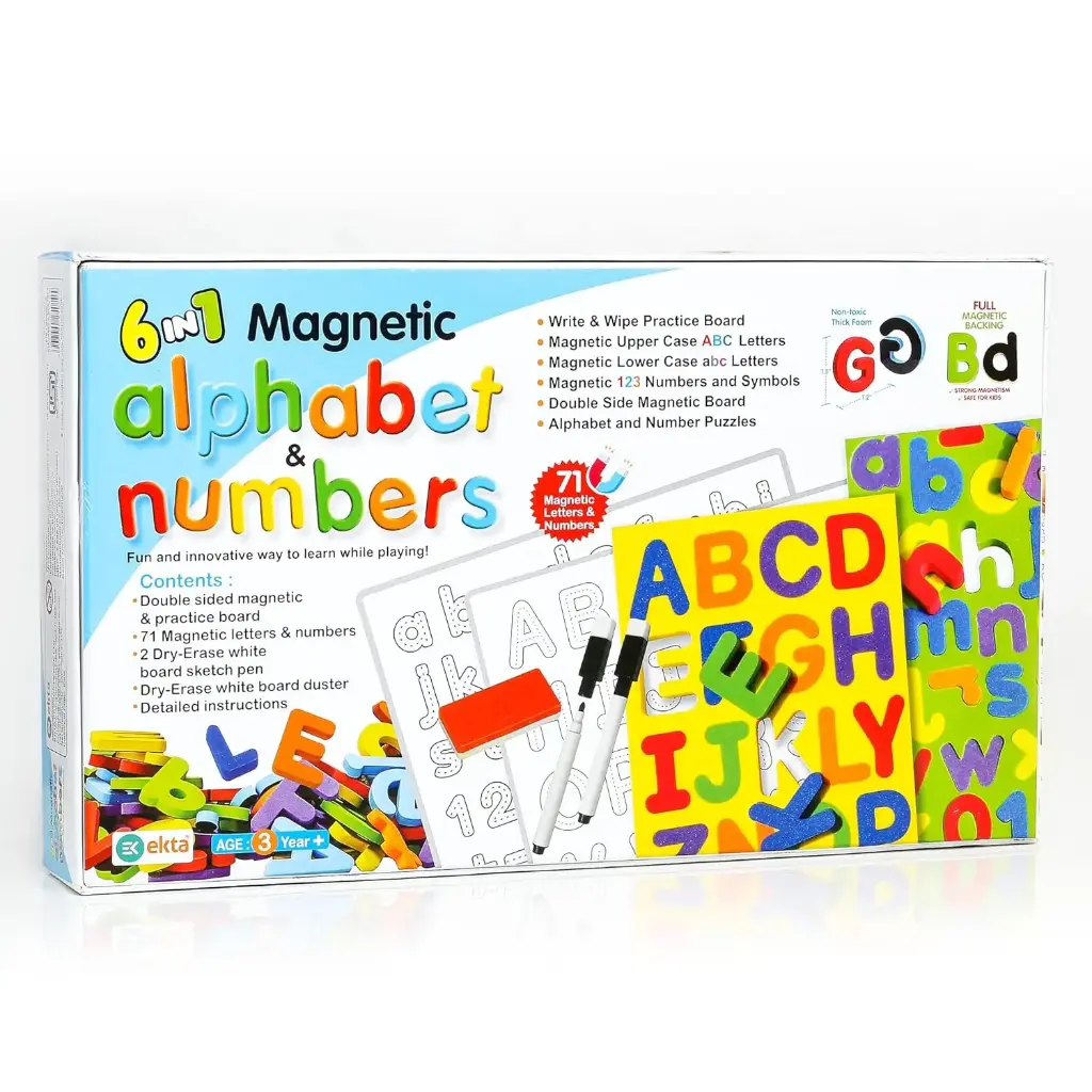 6 IN 1 ALPHABETIC NUMBERS 