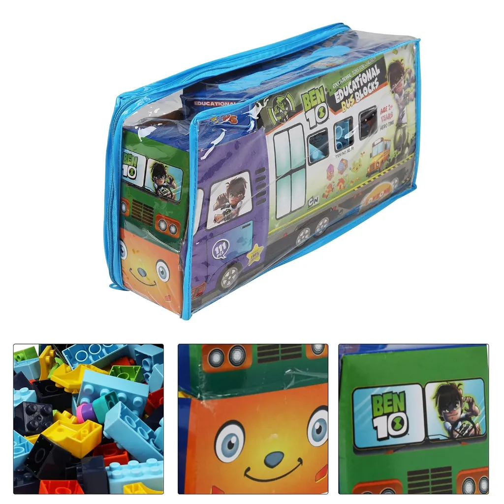 Toyzone Ben10 Bus Blocks 111 Pcs
