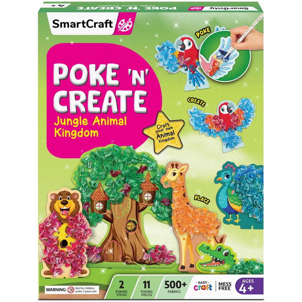 Smartivity Poke N Create Jungle Animal Kingdom