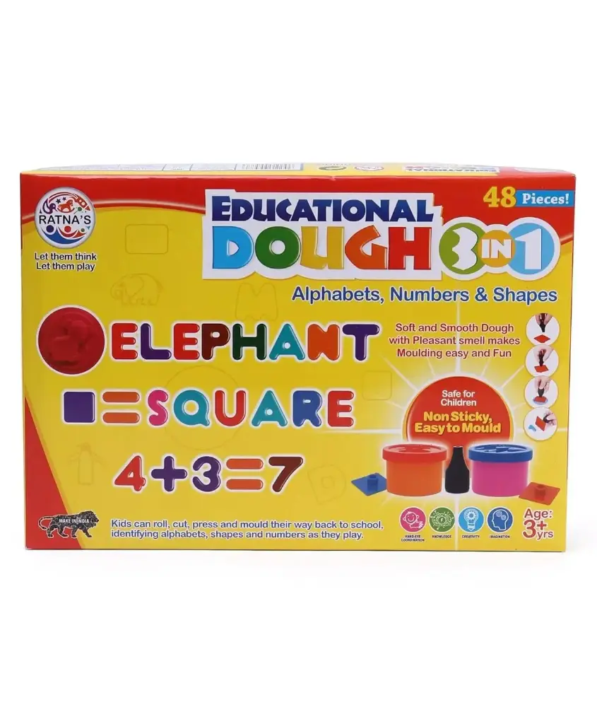 RATNA EDUCATIONAL DOUGH 3 IN 1