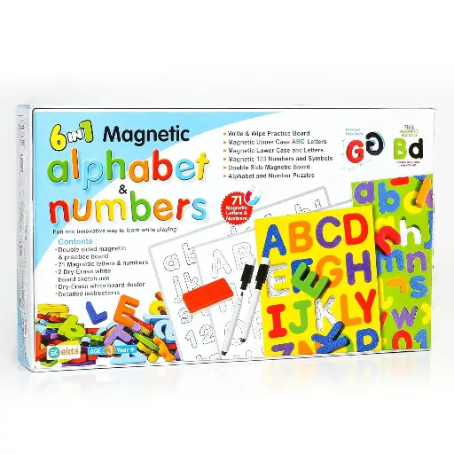 6 IN 1 ALPHABETIC NUMBERS 