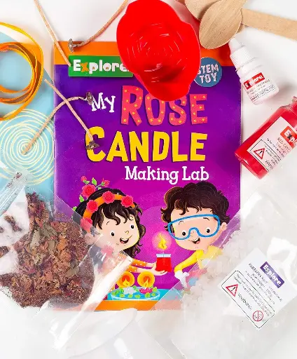 EXPLORE MY ROSE CANDLE MAKING LAB