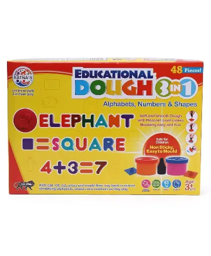 RATNA EDUCATIONAL DOUGH 3 IN 1