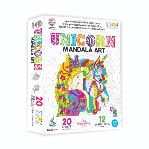 RATNA UNICORN MANDALA ART