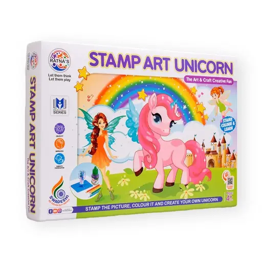 STAMP ART UNICORN