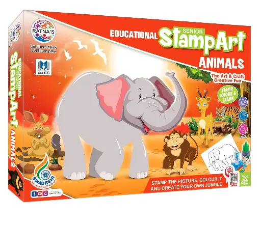 STAMP ART ANIMALS